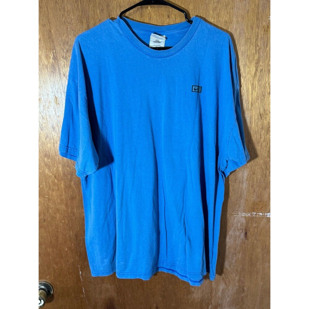 Vintage Nike‎ Revolution Blue Short Sleeve Shirt XXL